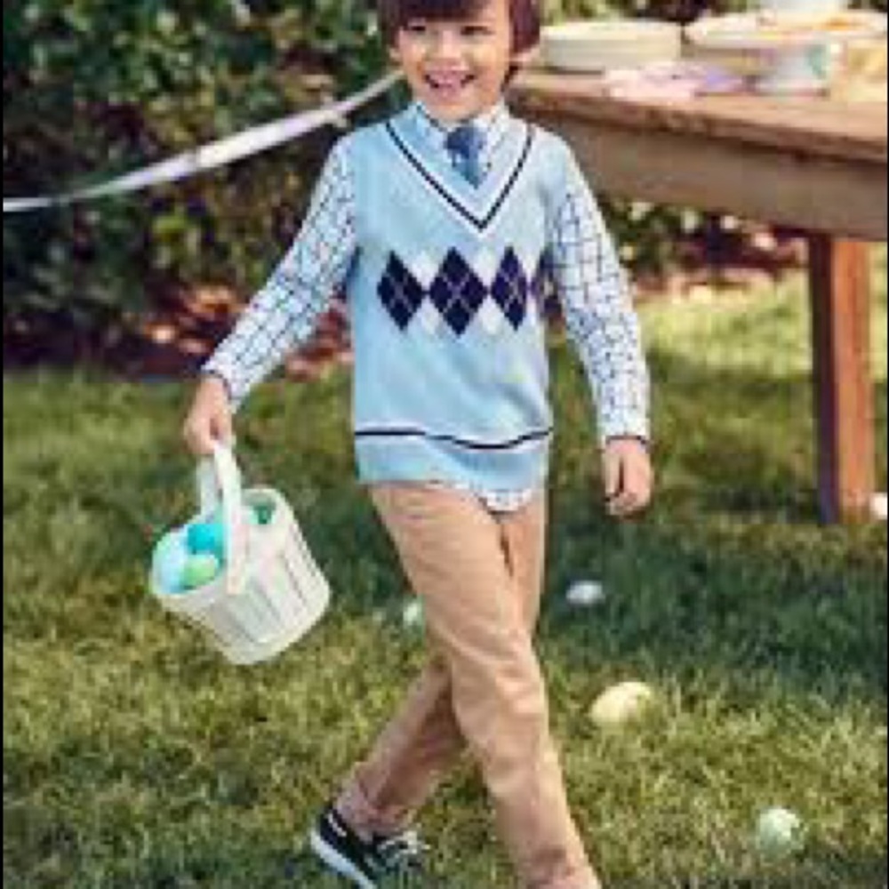 Boys Oxford Vest - Spring Jubilee
